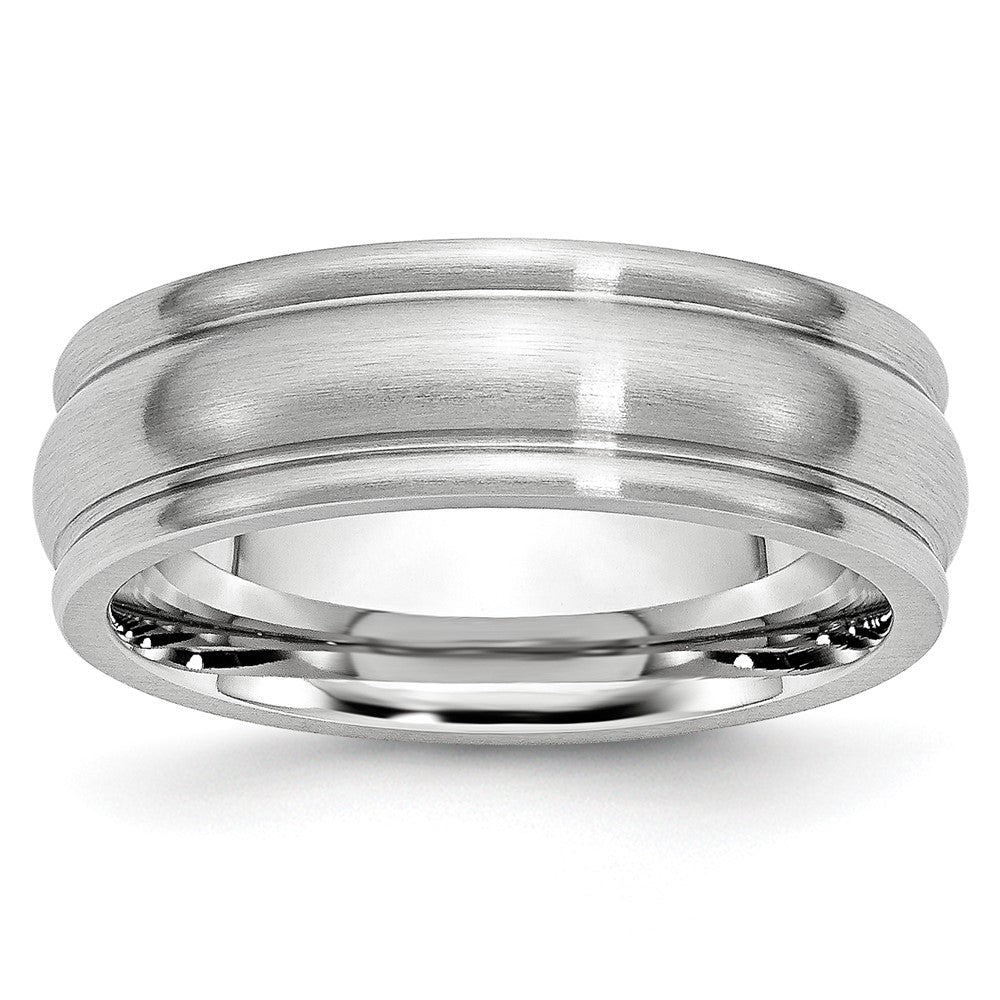Chisel Cobalt Satin 7mm Rounded Edge Band