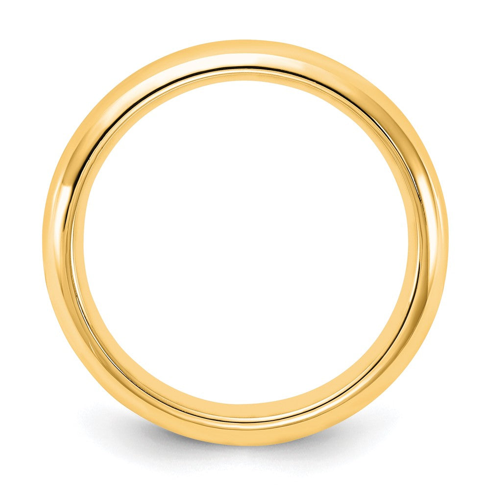 14k Rose Gold 4mm Comfort-Fit Band