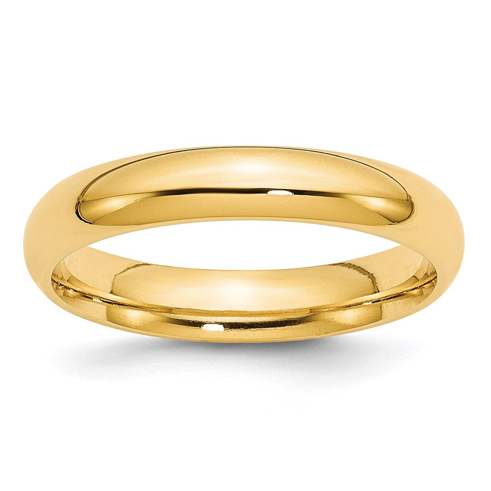 14k Rose Gold 4mm Comfort-Fit Band