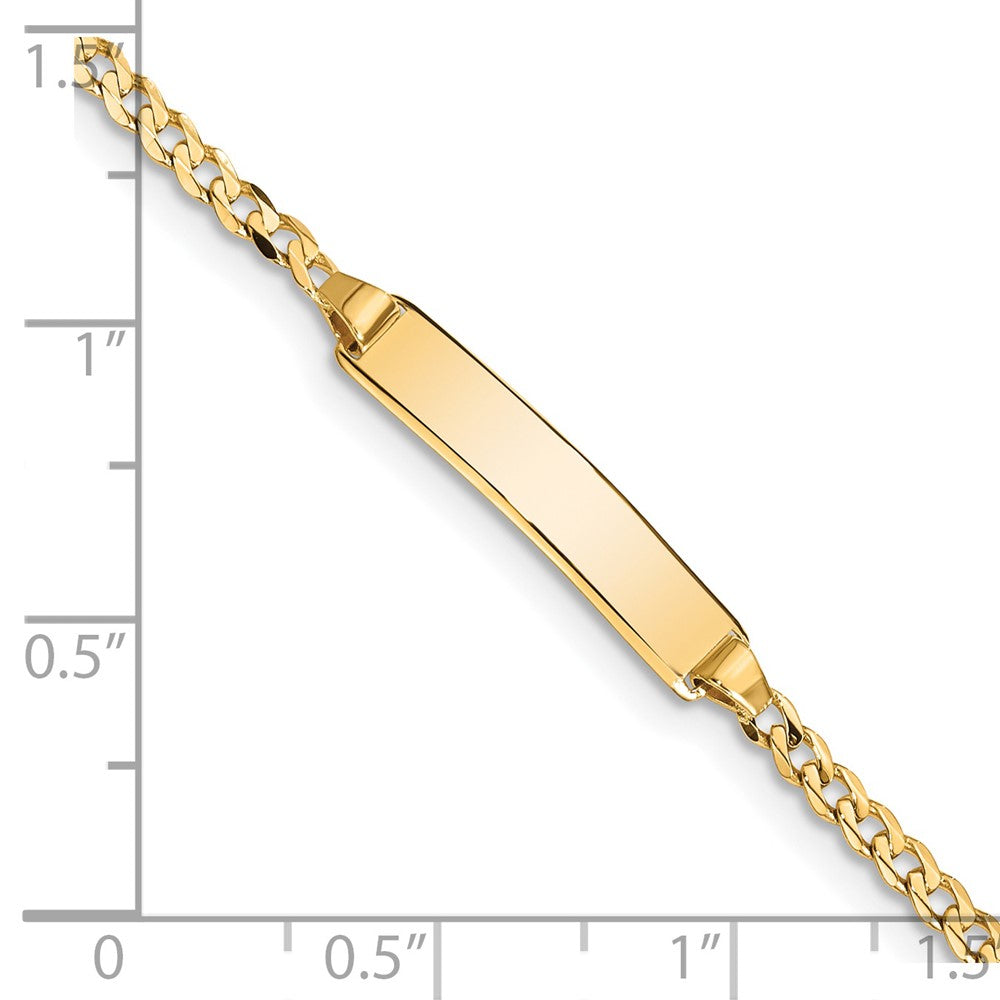 14k Curb ID Bracelet