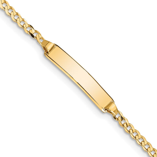 14k Curb ID Bracelet