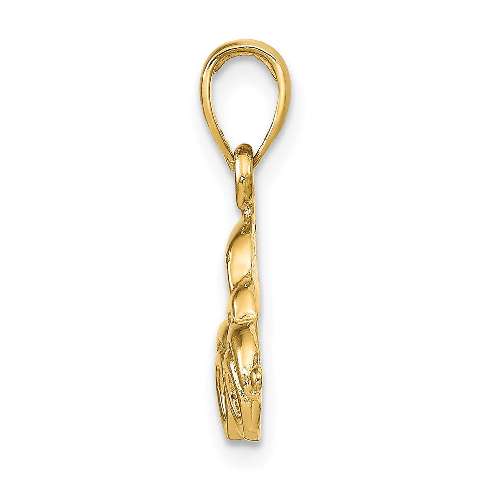 14k Classic Antique Car Pendant