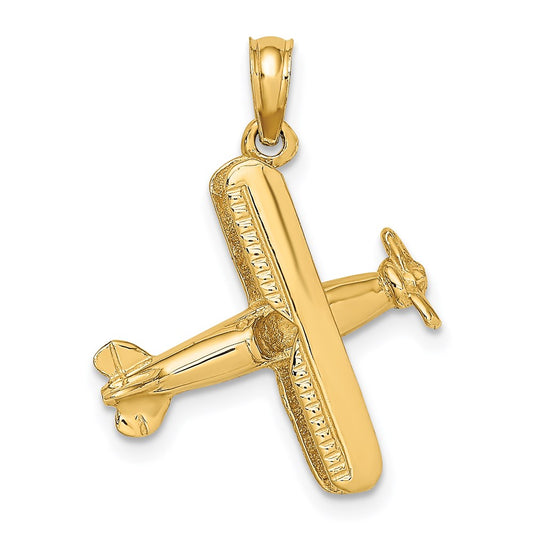 14k 3-D Bi-Plane Charm