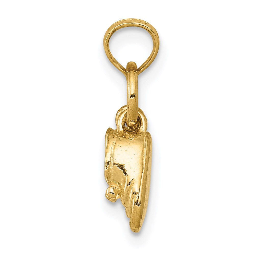 14k 3D Moveable Shoes Charm