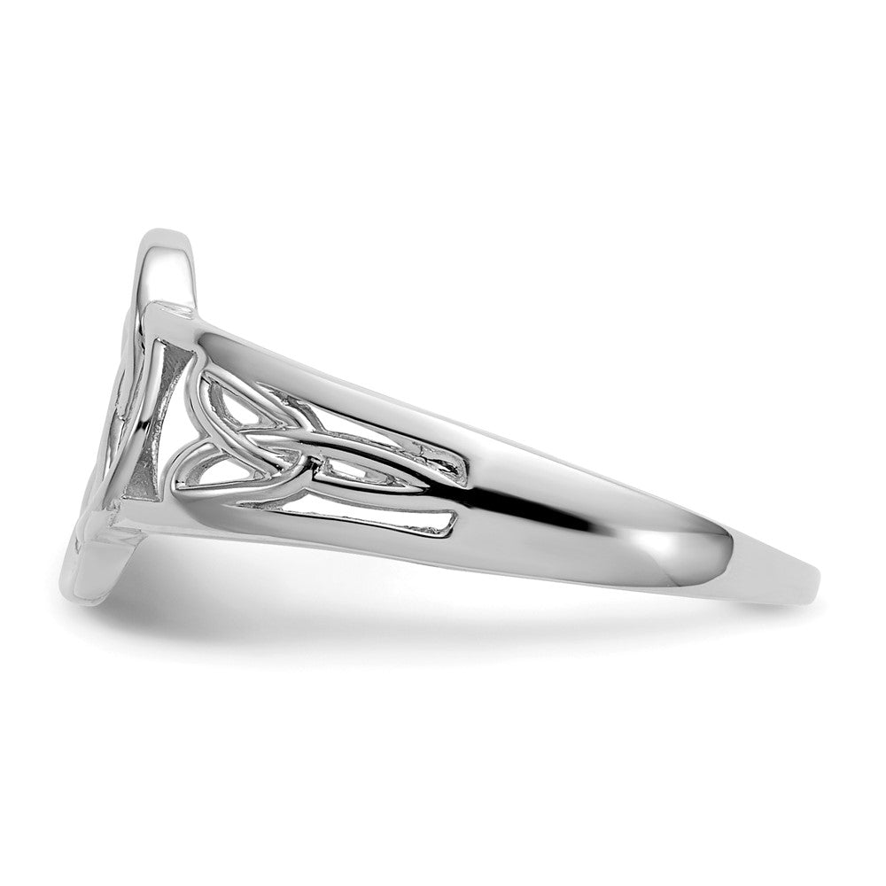 14k White Gold Celtic Knot Ring