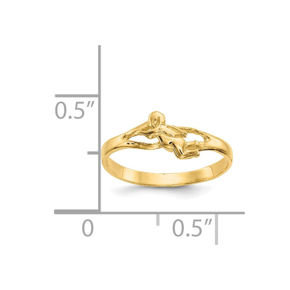 14k Angel Ring
