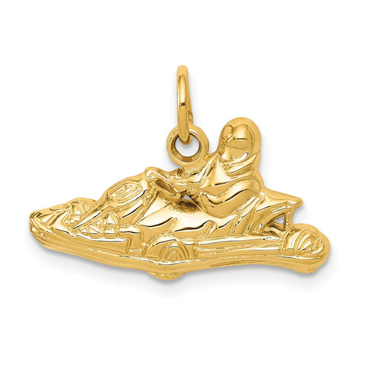 14k Go-Kart Charm