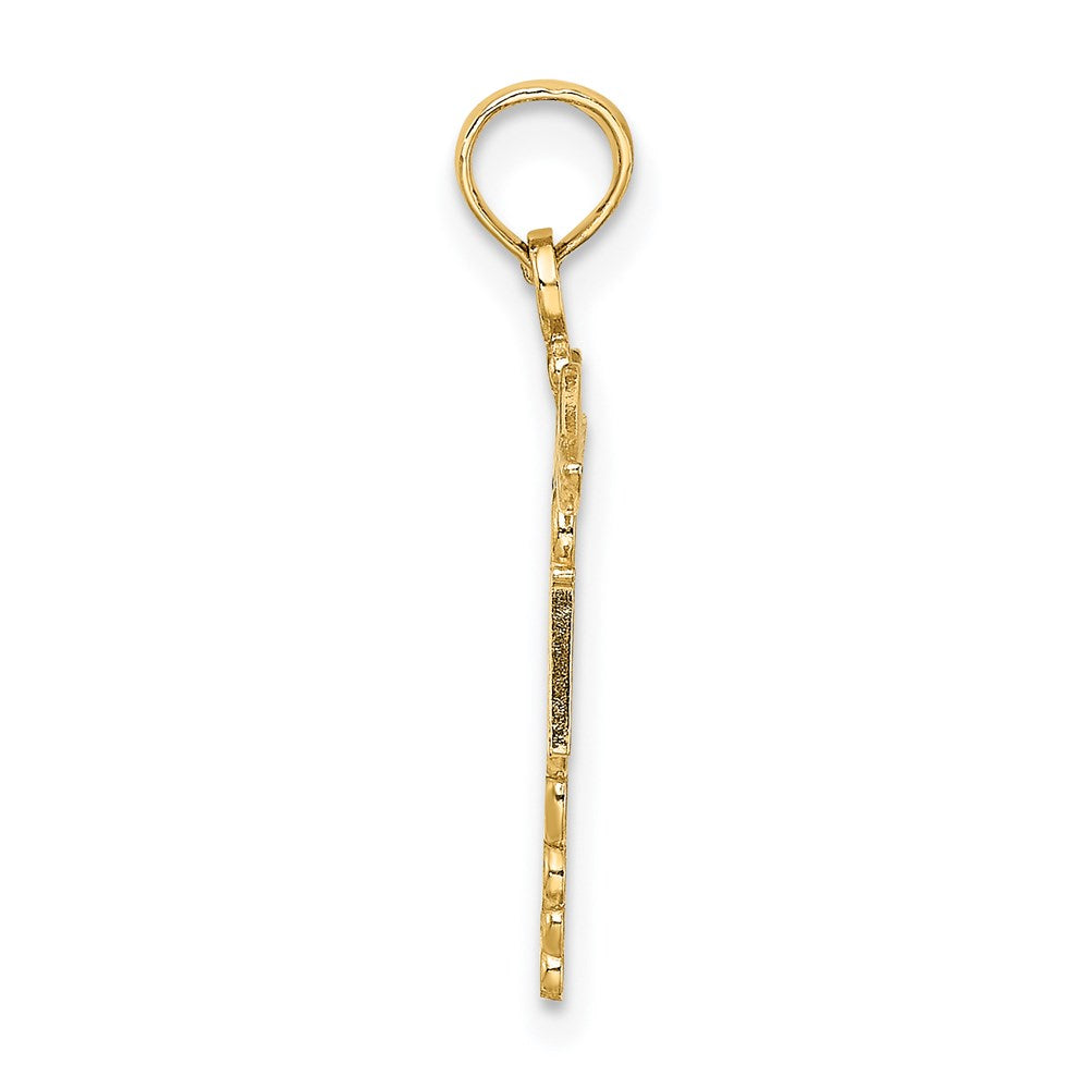 14k RN Caduceus Charm