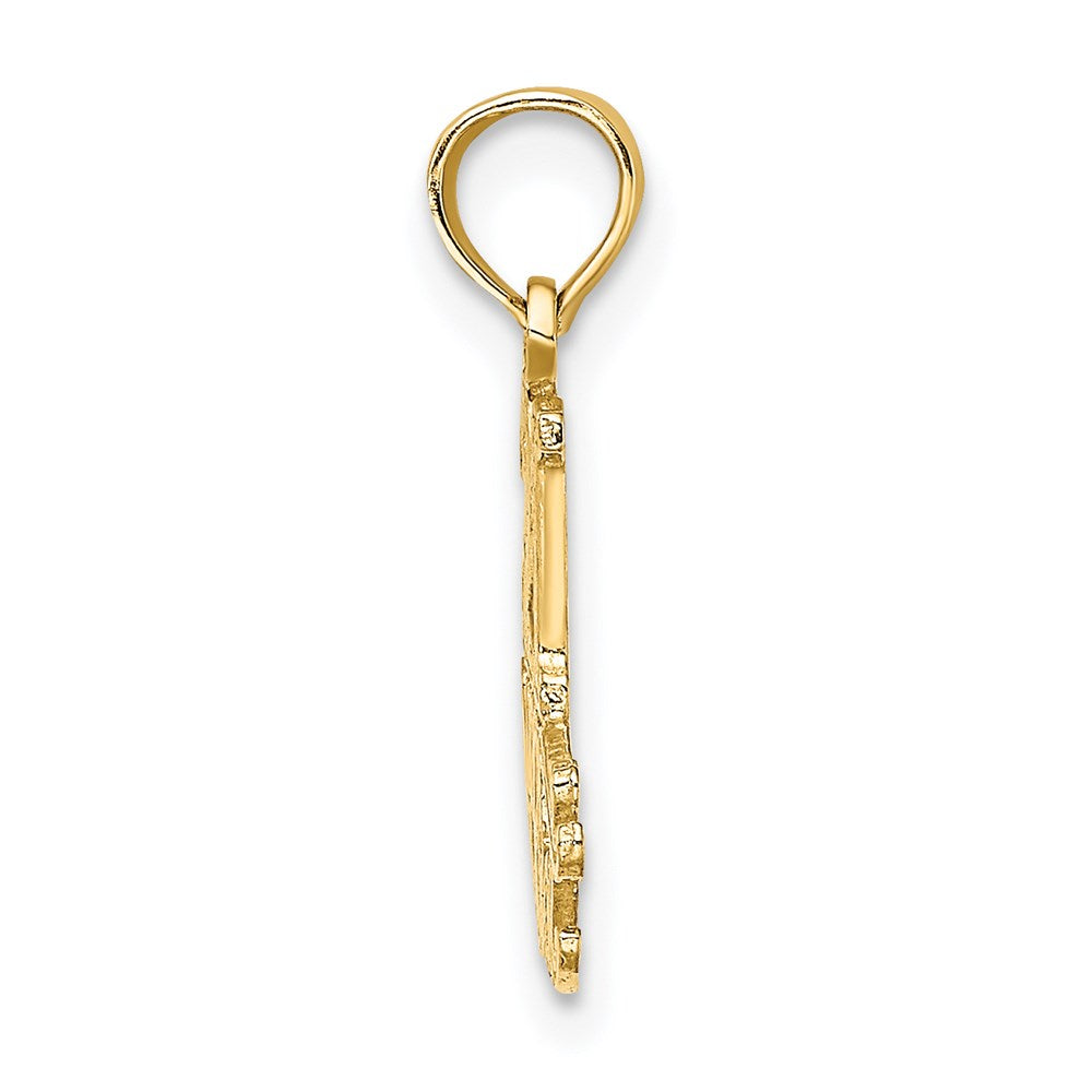 14K Yellow Gold 21 AT LAST Charm