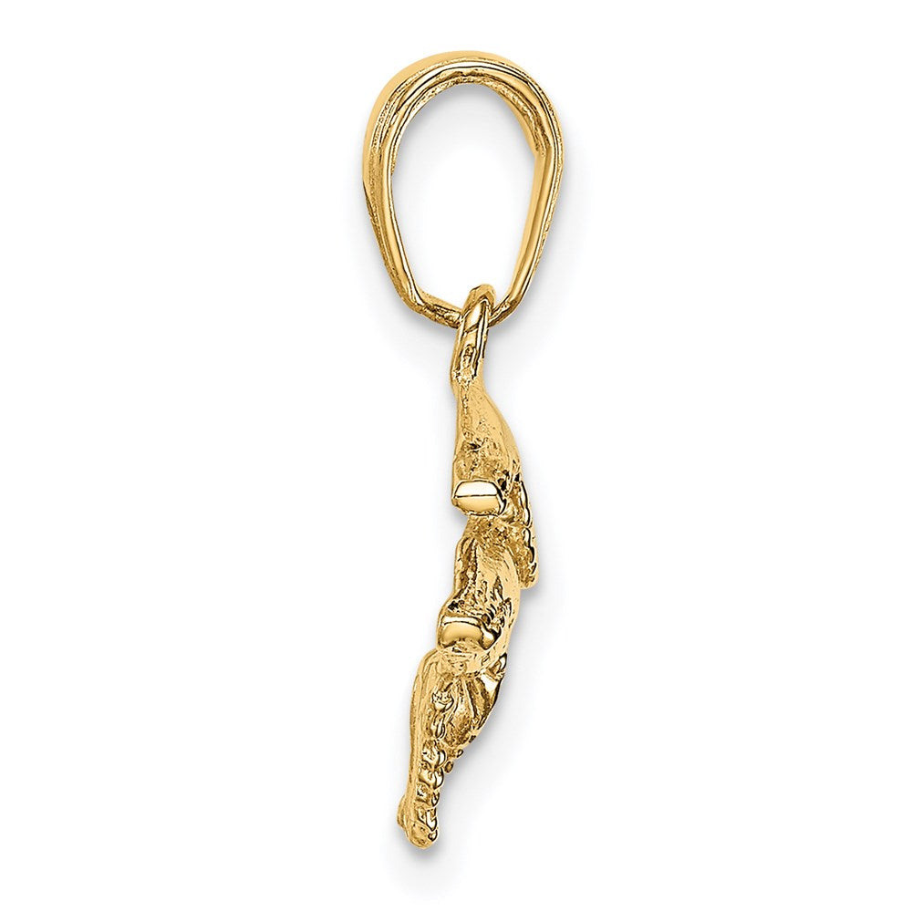 14K Mother and Humpback Whale Pendant