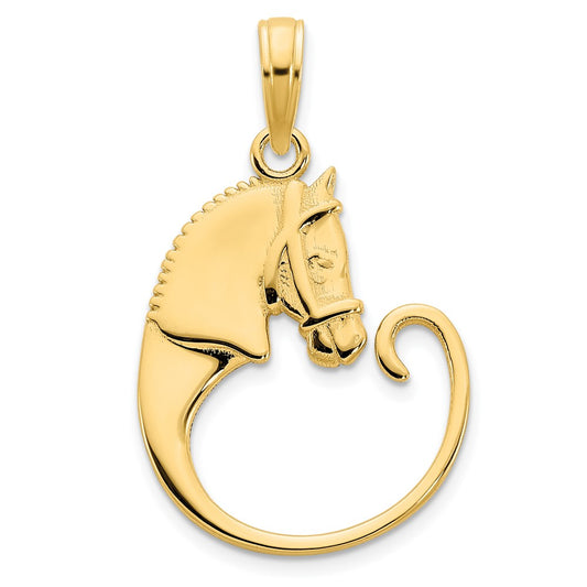 14k Horse Pendant