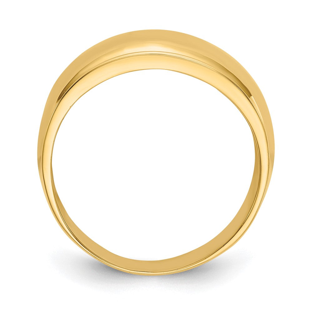 14k Polished Dome Ring