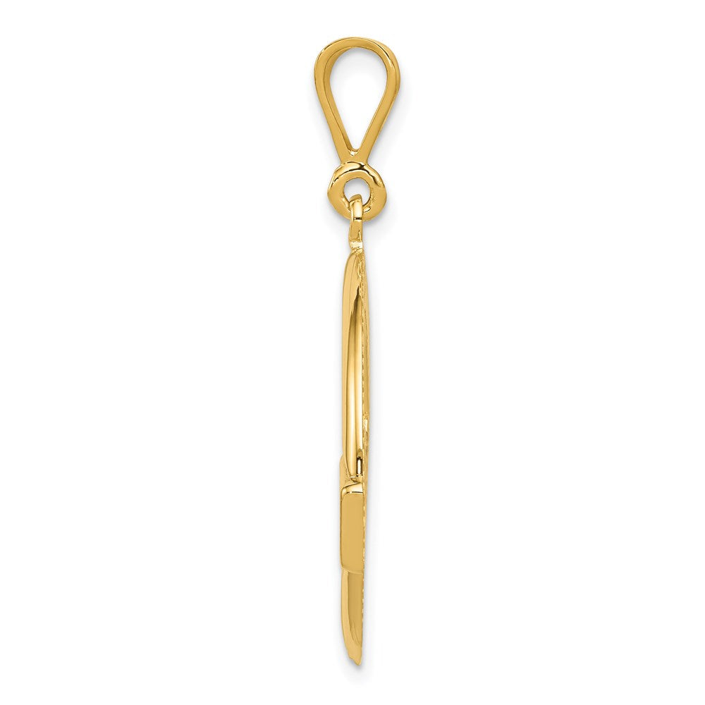 14k Claddagh Pendant