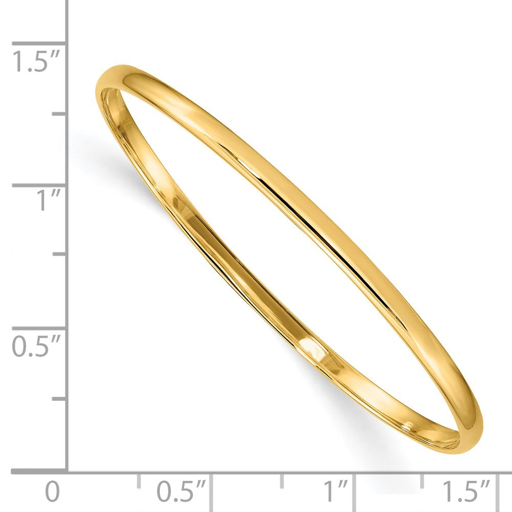 14k Slip-on Bangle Bracelet