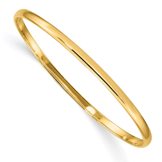 14k Slip-on Bangle Bracelet