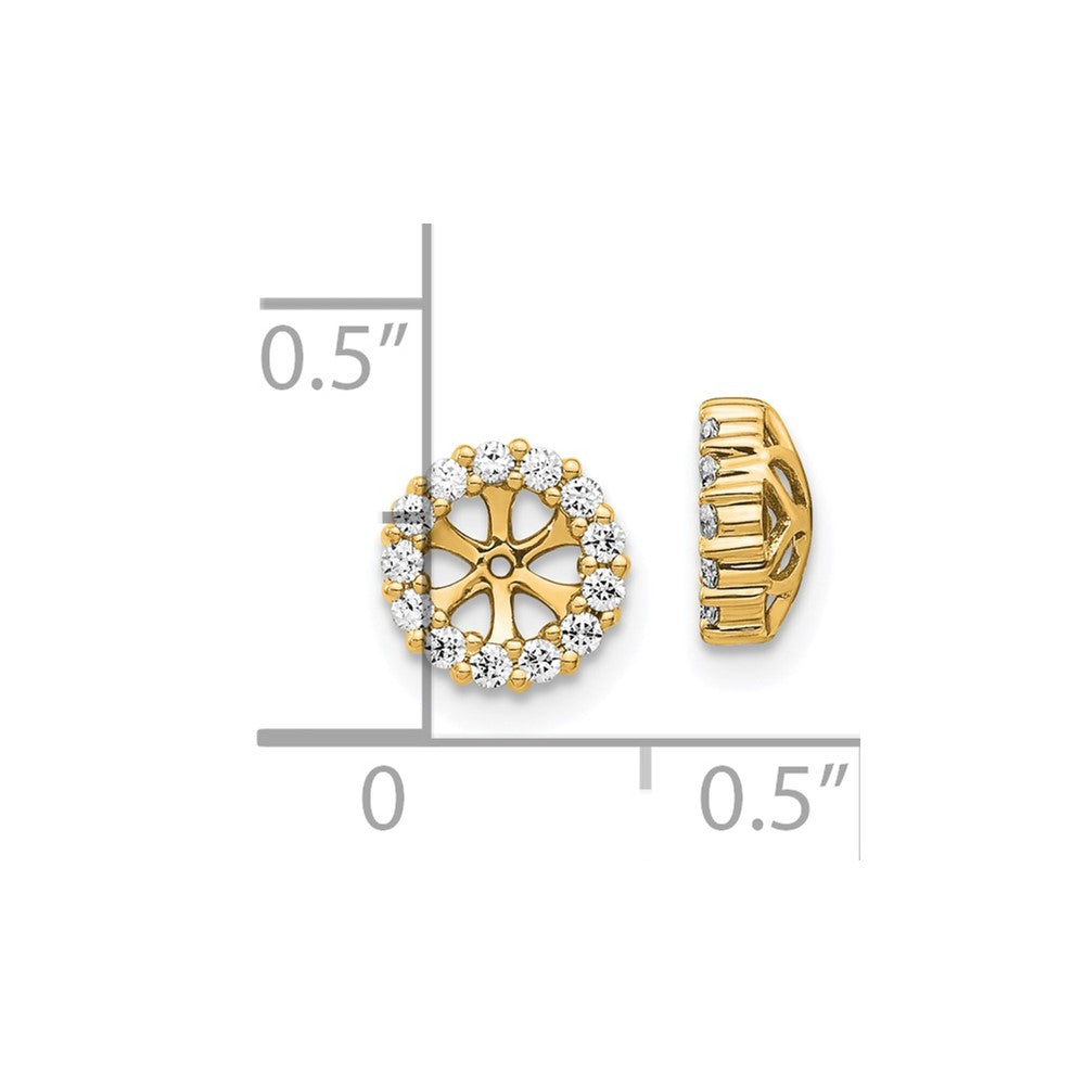 10k Diamond Earring Jackets