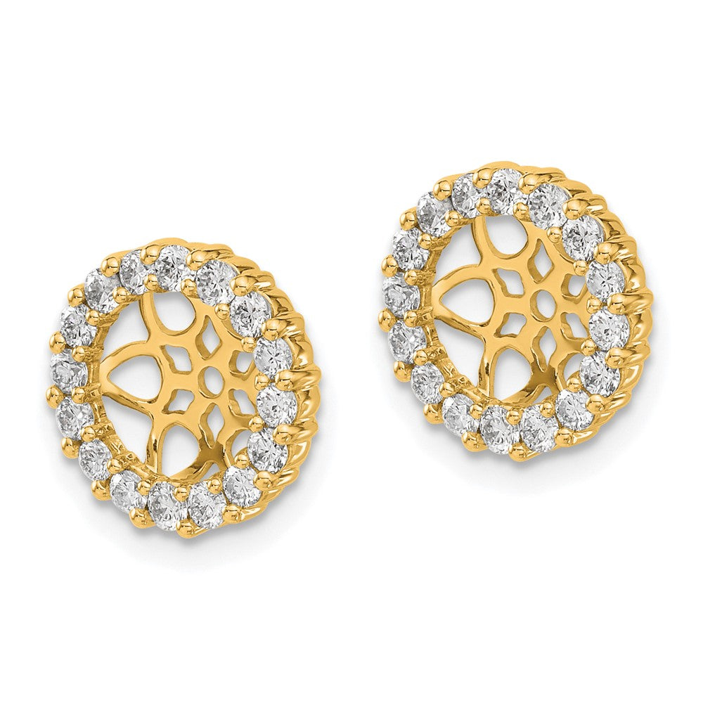 14k Diamond Earring Jackets