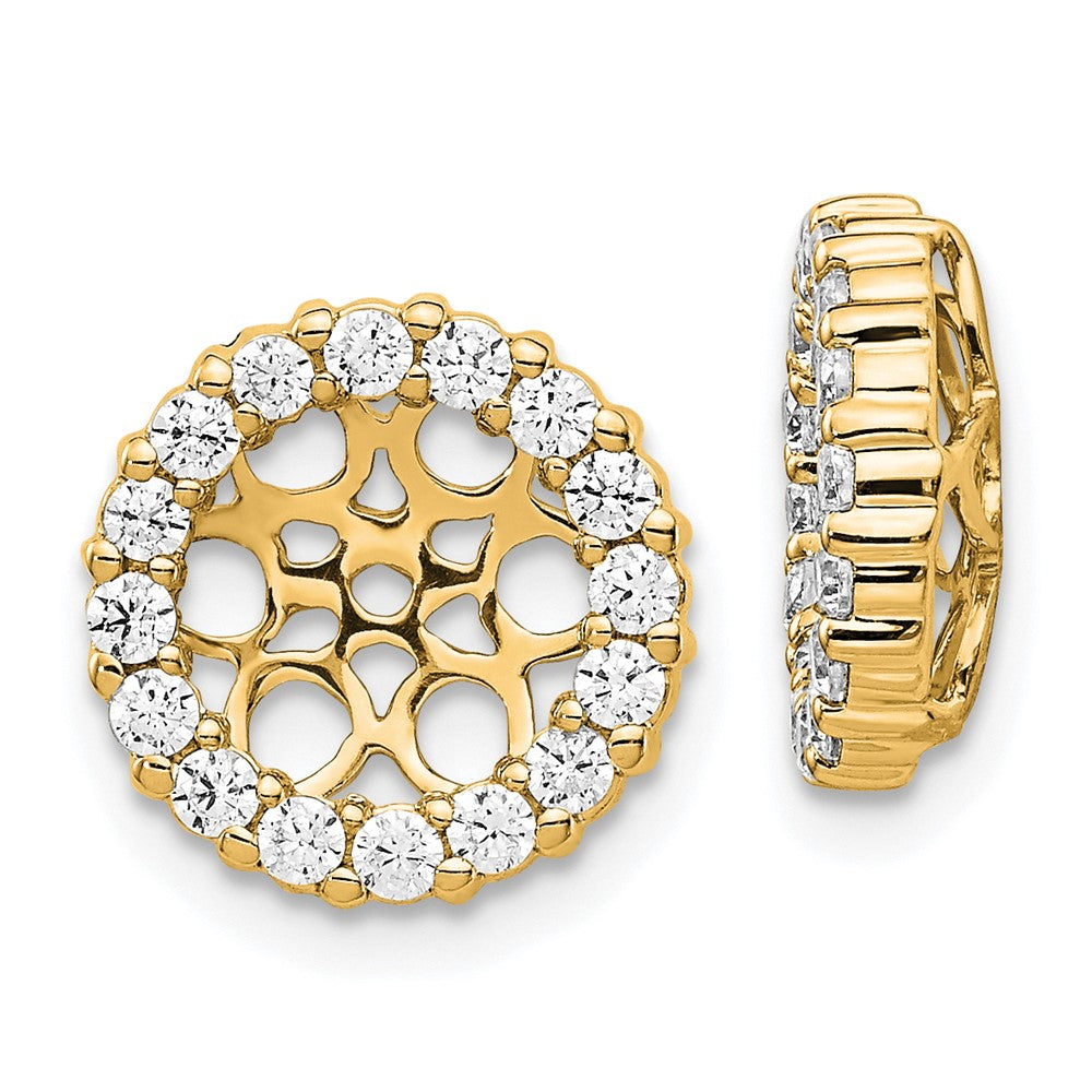 14k Diamond Earring Jackets