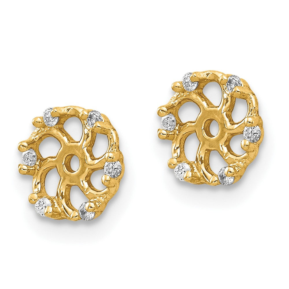 14k AA Diamond Earring Jacket