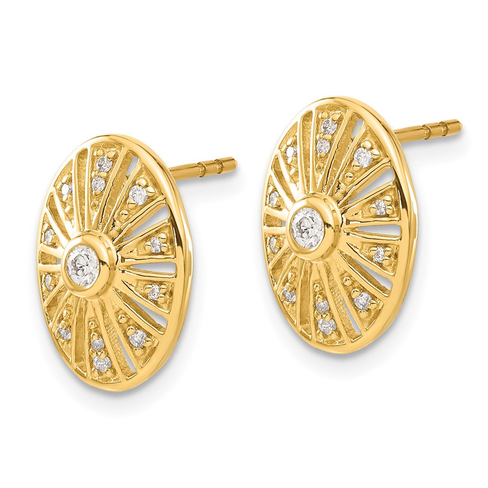 14k Diamond Vintage Earrings