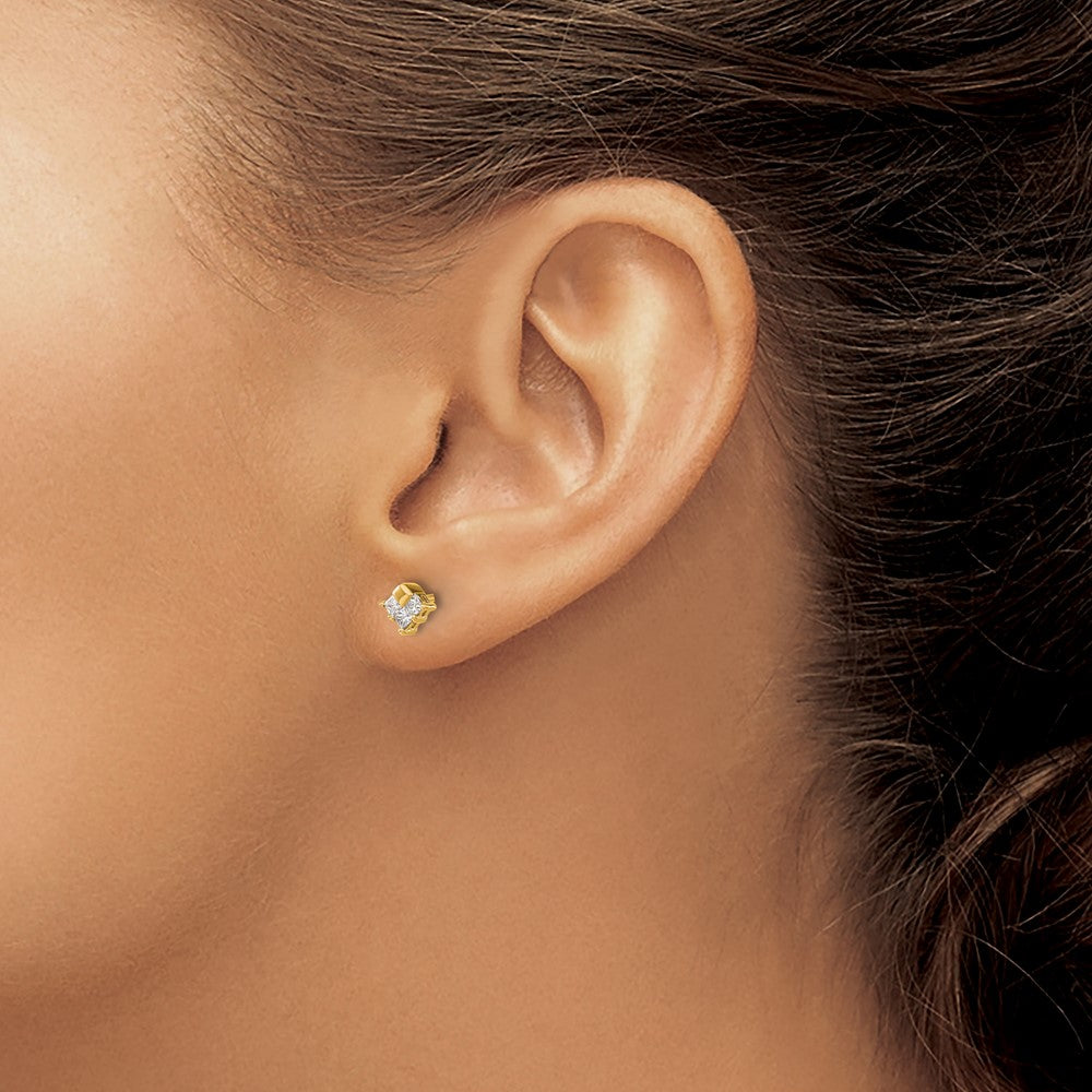 14k Diamond Earrings
