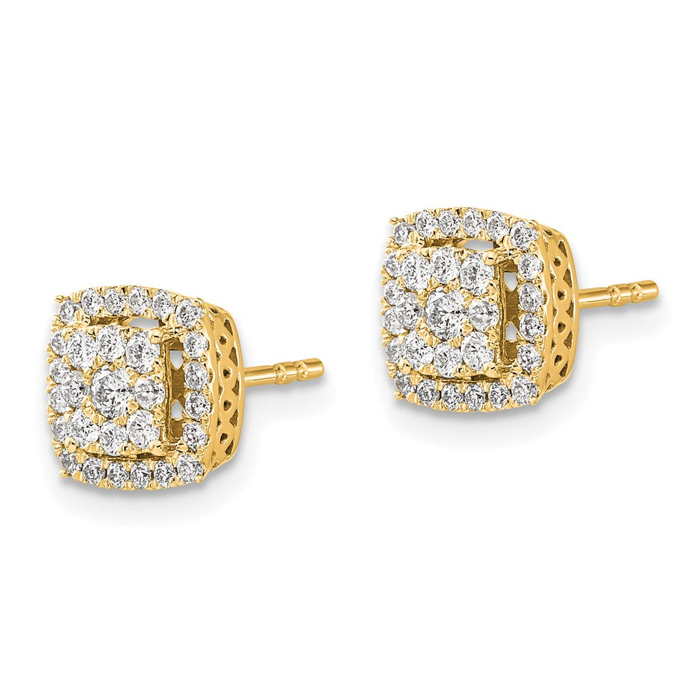 14k Diamond Post Earrings