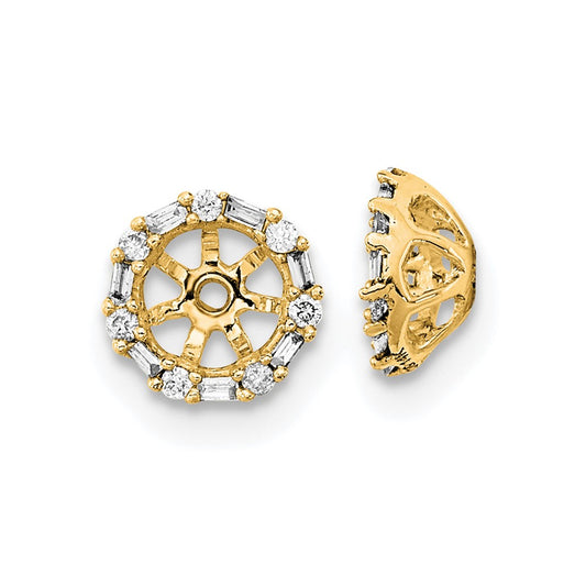 14k Diamond Earring Jackets