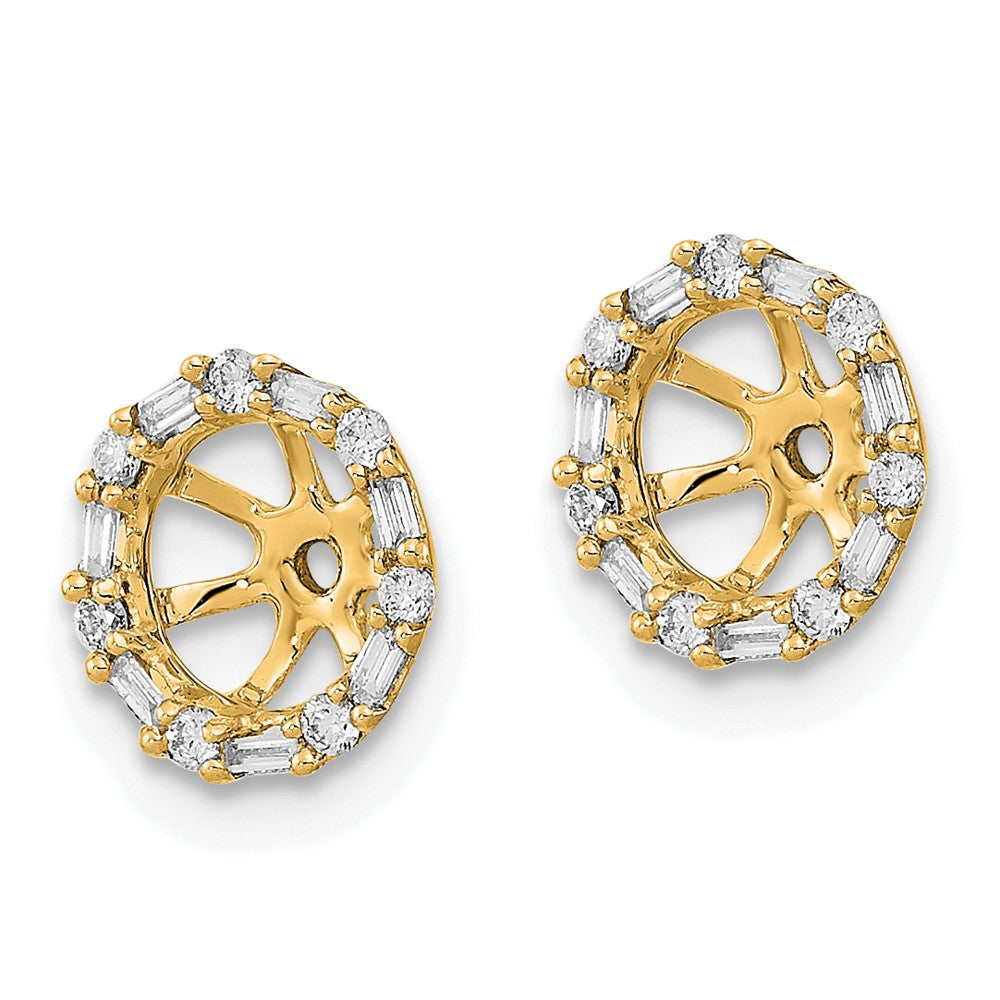 14k Diamond Earring Jackets