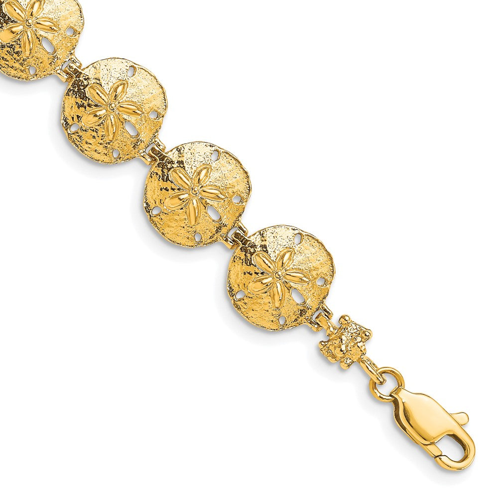 14k Sand Dollar Bracelet