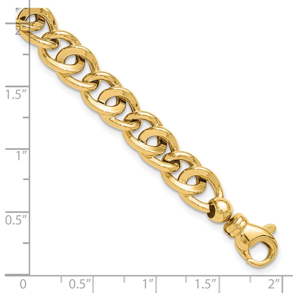 14K Polished Fancy Link Bracelet