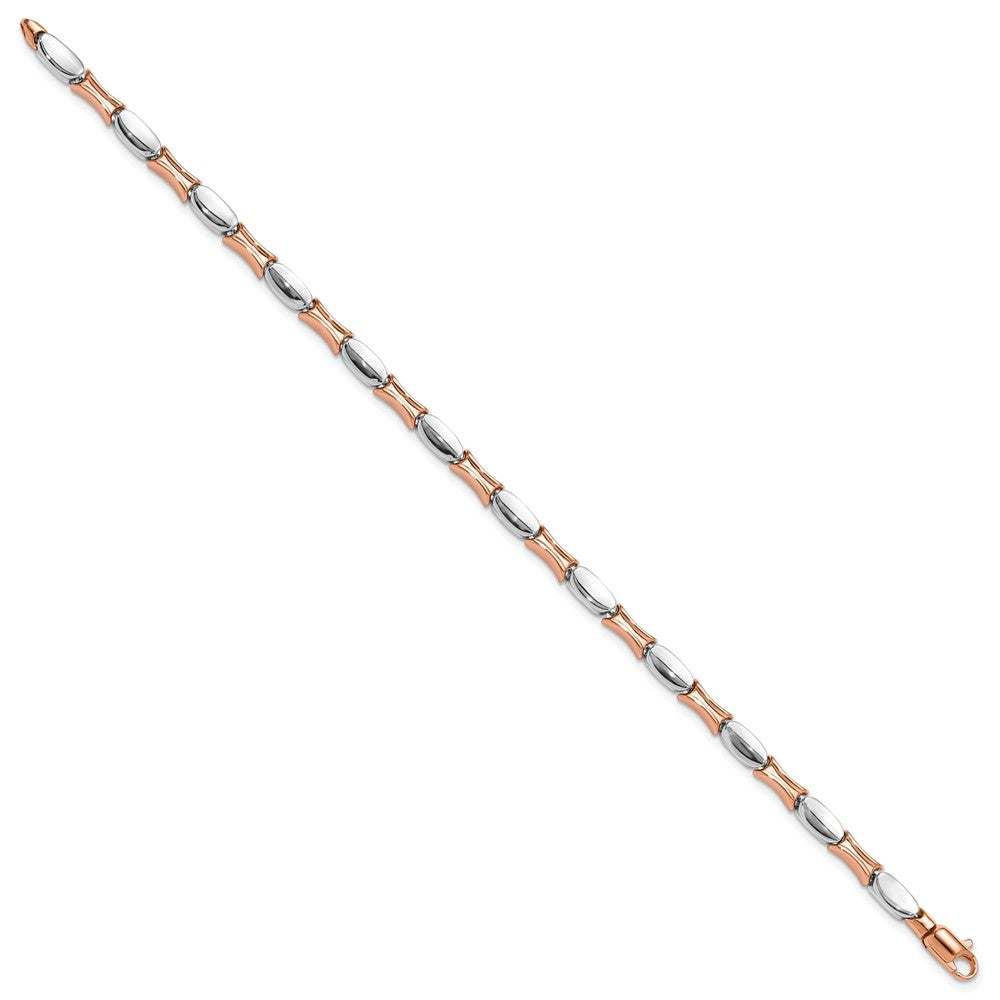 14K Two-tone Polished 7.5in Bracelet