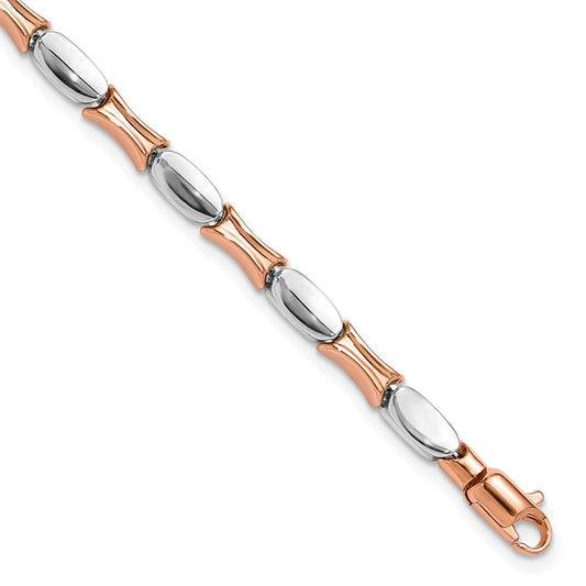 14K Two-tone Polished 7.5in Bracelet