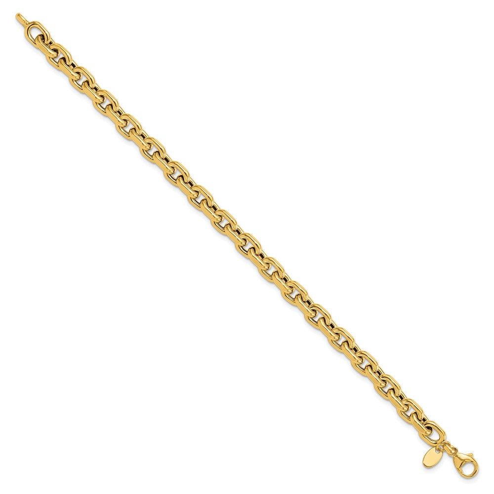 14k Cable Link Bracelet