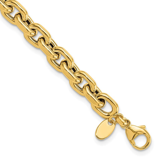 14k Cable Link Bracelet