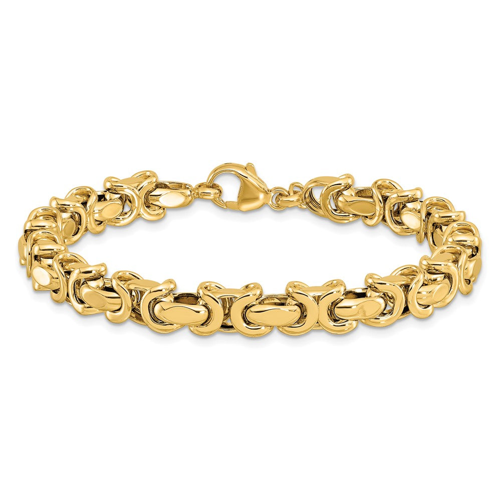 14k Polished Fancy Link Bracelet