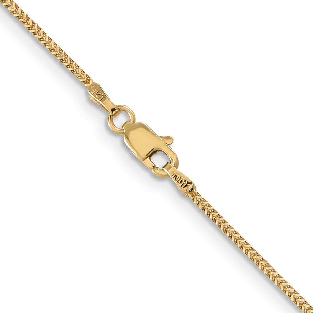 14K 22 inch .9mm Franco with Lobster Clasp Chain