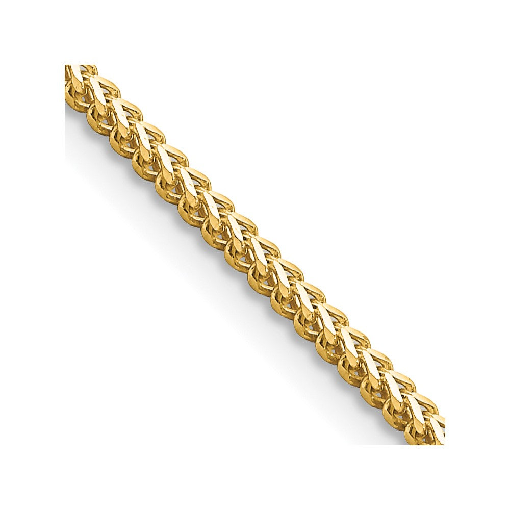 14K 22 inch 1.5mm Franco with Lobster Clasp Chain