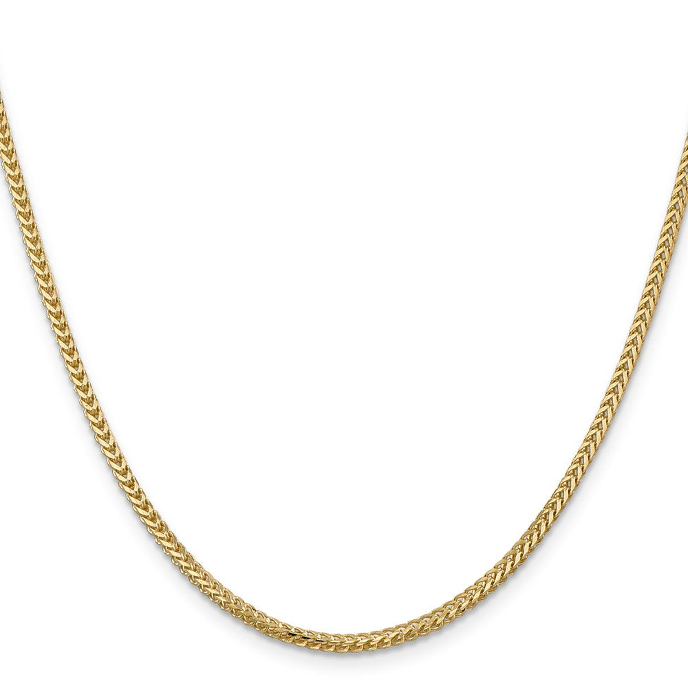 14K 26 inch 2mm Franco with Lobster Clasp Chain