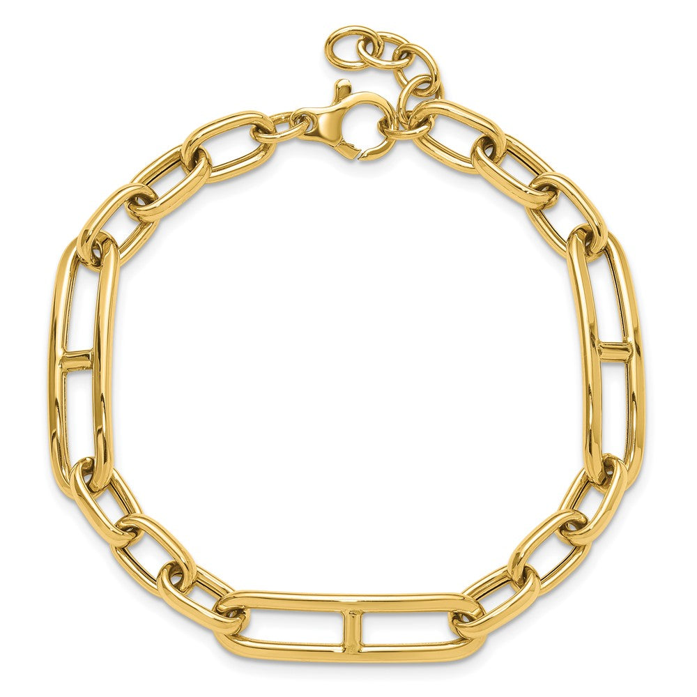 14K Fancy Link Bracelet
