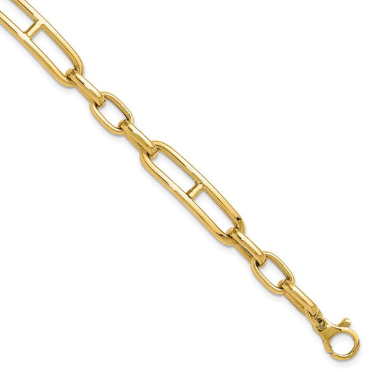 14K Fancy Link Bracelet