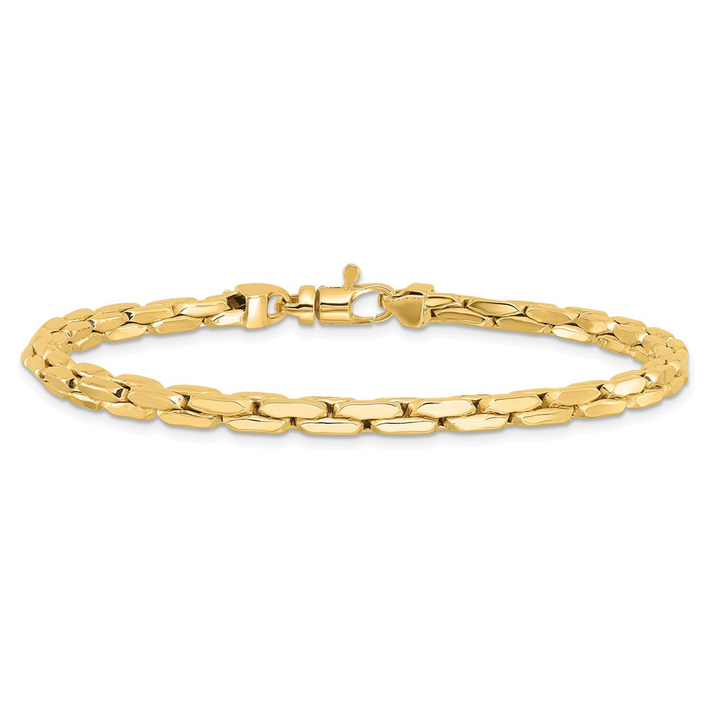 14K Polished 4.5mm Fancy Link Bracelet