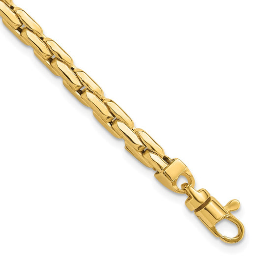 14K Polished 4.5mm Fancy Link Bracelet