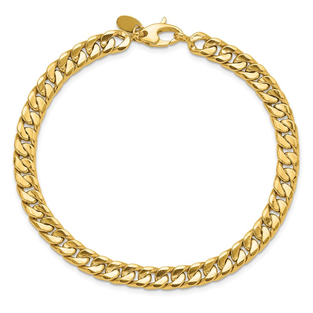 14K Polished Fancy 8.5in Bracelet
