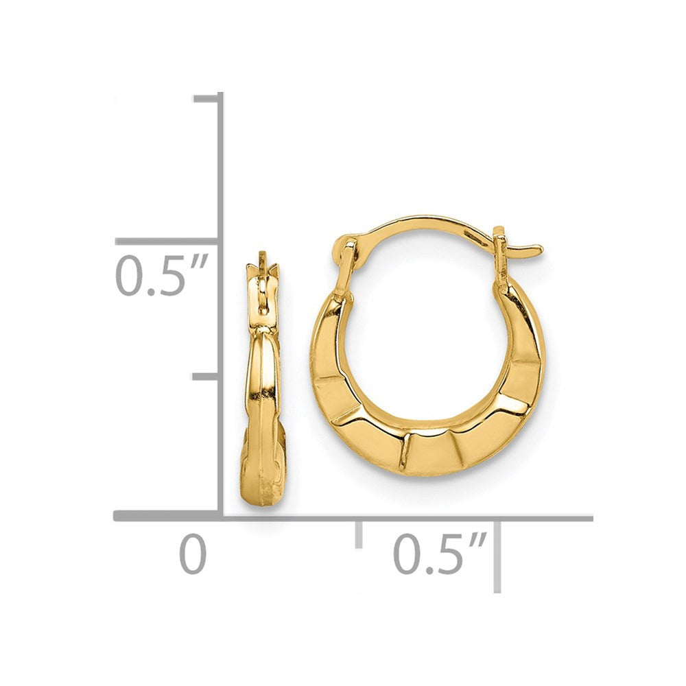 14k Madi K Hoop Earrings