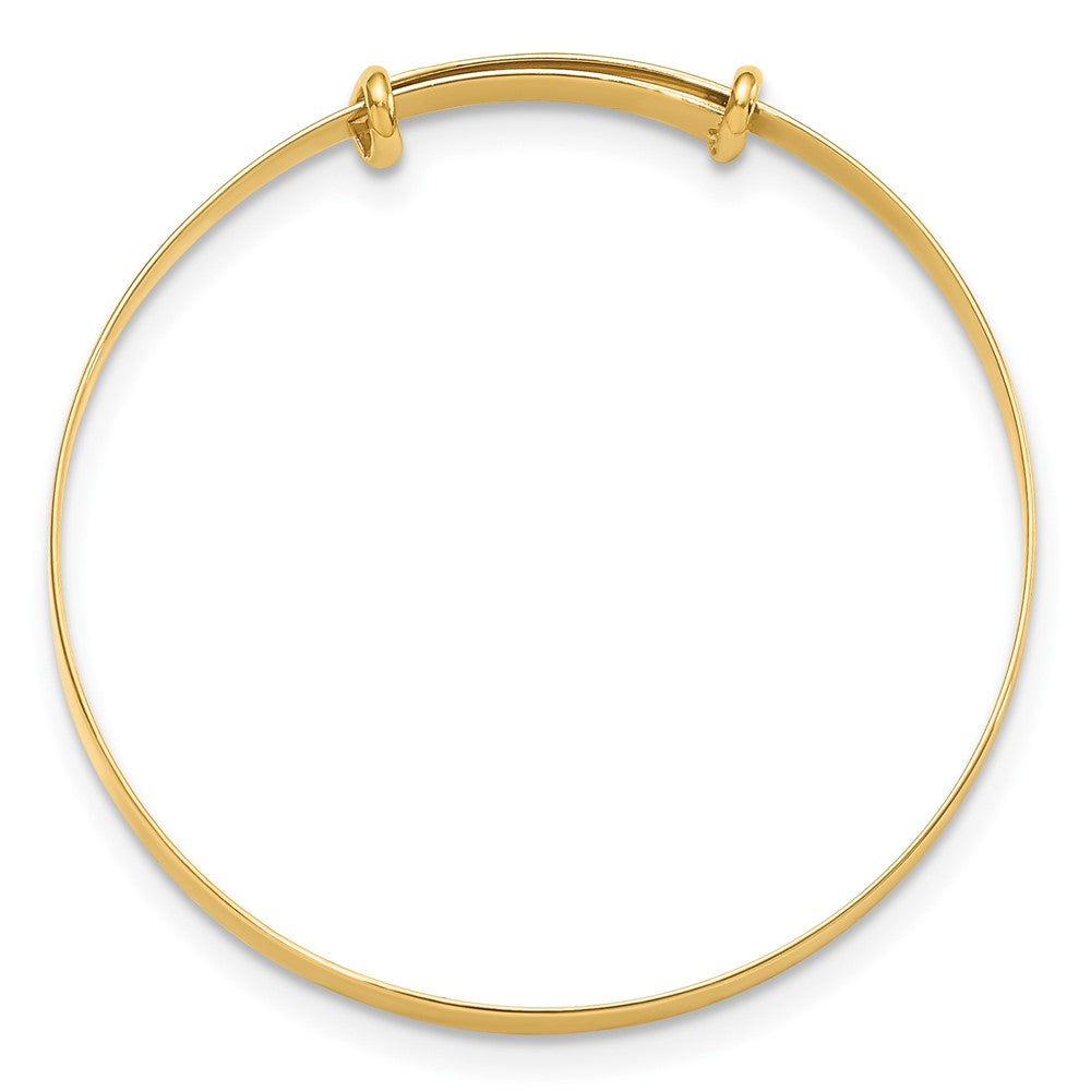 14K Madi K Polished Expandable Bangle