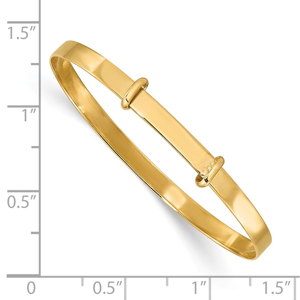 14K Madi K Polished Expandable Bangle