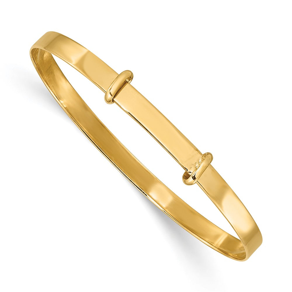 14K Madi K Polished Expandable Bangle