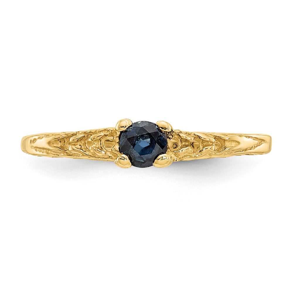 14k Madi K 3mm Sapphire Birthstone Ring