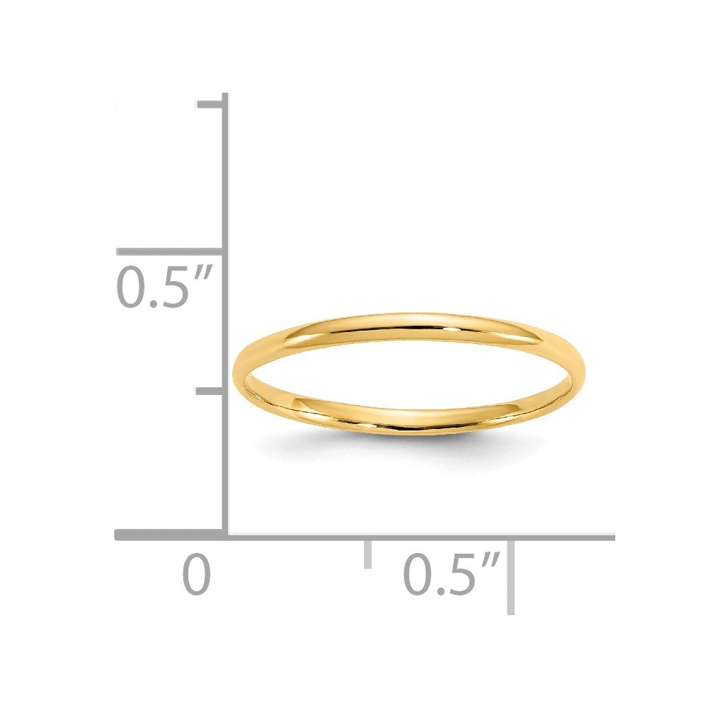 14k Madi K Polished Ring