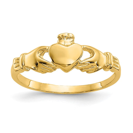 14k Madi K Claddagh Ring